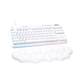 Logitech G713 Wired Mechanical Gaming Keyboard with LIGHTSYNC RGB Lighting, Tactile Switches (GX Brown), and Keyboard Palm Rest, PC and Mac Compatible - With $20 SIMS Spa Day Game Pack - White Mist