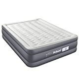 BeyondHOME Odorless Air Mattress with Built-in Pump, 3 Mins Quick Self-Inflation Leakproof Air Bed, Double Layers Fabric with Max 720lb Weight Capacity of 18” Queen Size Mattress for Home