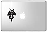 Spiderman Hanging Upside Down Marvel Superhero - Apple Macbook Laptop Vinyl Sticker Decal