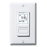Honeywell Home RPLS740B ECONOswitch 7-Day Solar Programmable Switch, Lights and Motors, Indoor and Outdoor, Energy Saving