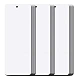 Teemico 96 Pcs Kraft Paper Blank Cardstock Bookmarks with Hole for String or Tassel for DIY Projects and Gifts Tags, White, 5.5 by 2 inch (White)