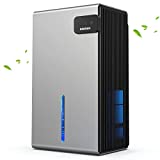 SIMSEN 95oz Dehumidifiers for Home, 7000 Cubic Feet(720 sq ft) Quiet Dehumidifier for Home with Drain Hose and 2 Working Modes, Portable Small Dehumidifiers for Bedroom Bathroom Basements Closet RV