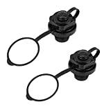 Xximuim Inflatable Boat Air Valve,2PCS Inflatable Boat Replacement Caps Boat Spiral Air Plugs 0ne-Way Inflation Replacement for Inflatable Raft Boat Kayak