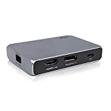 CalDigit USB-C Gen2 10Gb/s SOHO Dock - Up to 4K 60Hz, HDMI 2.0b, HDR, DisplayPort 1.4, 10Gb/s USB A & USB C, UHS-II microSD and SD Card Readers, Bus Power and Passthrough Charging Support