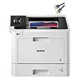 Brother L-8360CDW Series Business Color Laser Printer I Wireless I Mobile Printing I Auto 2-Sided Printing I Up to 33 ppm I 2.7' Color Touchscreen + Printer Cable