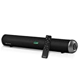 Wohome Sound Bar S88 20-Inch 50W Audio Stereo Home Theater Soundbar Speaker, with Bluetooth 5.0, 3D Surround Sound, 3 EQs, Optical/Aux/Coaxial/HDMI/USB, Compatible with 4K & HD & Smart TV