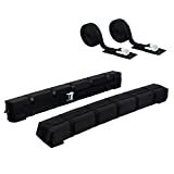 ORION MOTOR TECH Soft Roof Rack with Straps, Set of 2 Kayak Roof Racks for Car Without Rails, Roof Rack Pads for Kayaks Surfboards SUPs Skis More, 34' Universal Kayak Roof Rack for Cars SUVs Minivans