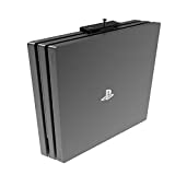 HQYing Wall Mount for Playstation 4 Pro, PS4 Pro, Mount Behind TV, on Wall and Under Desk , No Scratches, Metal Black