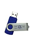 Universal 6-in-1 Linux Best Operating Systems Collection Install Recovery MultiBoot Bootable Live USB Flash Thumb Drive for PCs and MACs