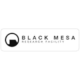 Jess-Sha Store 3 PCs Stickers Black mesa Research Facility, Black Mesa Research Facility Sticker for Laptop, Phone, Cars, Vinyl Funny Stickers Decal for Laptops, Guitar, Fridge