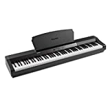Alesis Recital Grand - 88 Key Digital Piano with Full Size Graded Hammer Action Weighted Keys, Multi-Sampled Sounds, Speakers, FX and 128 Polyphony