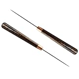 Awl Tool, 2 PCS Wooden Handle Scratch Awl for Leather Hole Punch Awl Maker Tool,Sewing Awl Leather Craft Repair Tools