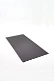 SuperMats Heavy Duty Equipment Mat 11GS Made in U.S.A. for Large Treadmills Ellipticals Rowers Rowing Machines Recumbent Bikes and Exercise Equipment (3-Feet x 6.5-Feet) (36 in x 78 in) (91.44 cm x 198.12 cm) , Black