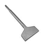 SPKLINE 3 Inch Wide Tile & Thinset Scaling Chisel SDS-Plus Shank 3' x 10' Thinset Scraper Wall and Floor Scraper Works with All Brands of SDS-Plus Rotary Hammers and Demolition Hammers