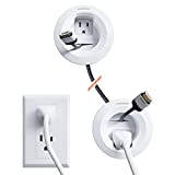 ECHOGEAR in-Wall Cable Management Kit - Includes Power & Low Voltage Cable Management - Hide TV Wires When Mounting A TV - Includes Hole Saw Drill Attachment for Easy Install