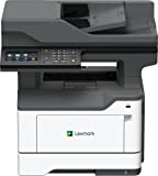 Lexmark MX521de Monochrome All-in One Laser Printer, Scan, Copy, Network Ready, Duplex Printing and Professional Features, Print Speed 46 ppm, Grey, 4.3 inch Touchscreen (36S0800)