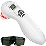 Cold Laser Light Therapy Device with Pulse Setting, Perfect Combination of 3pcs 808nm and 12pcs 650nm Laser diodes, Effectively Treat Acute/Chronic Pain.