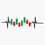 Y3S trading heartbeat | trader lifestyle | forex lifestyle | cryptocurrency | crypto trading Sticker Vinyl Bumper Sticker Decal Waterproof 5''