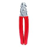 Straight Hog Ring Pliers Kit – Auto Upholstery Installation Tool for Bungee/Shock Cords/Animal Pet Cages/Bagging/Traps/Sausage Casing/Meat bags/Fencing/Railing by NIDAYE (Rings Not Included)