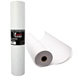 White Freezer Paper Refill Roll For Dispenser Box (17.25 Inch x 175 Feet) - Poly Coated Moisture Resistant Wrap with Matte Side for Freezing Meats, Protects Against Freezer Burn