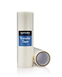 12' x 50' Roll of Clear Transfer Tape for Vinyl, Made in America, Premium-Grade Vinyl Transfer Tape for Cricut Crafts, Decals, and Letters