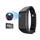 32GB Spy Camera Wristband ,Hidden Camera with HD 1080P, Bracelet Camera with Image 2560X1440,Nanny Cam ,Wearables Spy Cam,Small Tiny Secret Body Camera ,Mini Camera for Meeting/Classroom/Dating