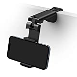 Universal Airplane Phone Stand Holder, Klearlook Maximized Clarity 360 Degree Rotation Travel Essentials Phone Mount for Flying, Handsfree Flexible Phone Clip Compatible with i'Phone/Android Phones