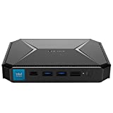 CHUWI HeroBox Mini PC,Windows 11 Mini Desktop Computer,Intel Celeron J4125 Quad Core Processor, 8GB RAM 256GB SSD,Dual WiFi/BT/Gigabit Ethernet/VESA / 4K HD/USB 3.0/Support 2TB SATA Extension