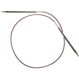 ChiaoGoo Red Lace Circular 32 inch (81cm) Stainless Steel Knitting Needle Size US 4 (3.5mm) 7032-4