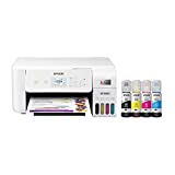 Epson EcoTank ET-2800 Wireless Color All-in-One Cartridge-Free Supertank Printer with Scan and Copy â€“ The Ideal Basic Home Printer - White