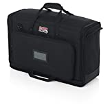 Gator Cases Padded Nylon Dual Carry Tote Bag for Transporting (2) LCD Screens, Monitors and TVs Between 19' - 24'; (G-LCD-TOTE-SMX2)
