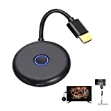 Wireless HDMI Display Adapter, for iPhone/iPad/MacBook Mirroring/Casting Screen to Monitor/Projector/TV,Used for Meeting/Speech/Home Theater,2.4GHz and 5GHz Dual Band WiFi,4k@60hz Display