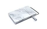 Fox Run Marble Cheese Slicer with 2 Replacement Wires, White, 5 x 7.99 x 1.25 inches