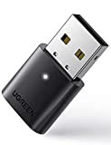 UGREEN USB Bluetooth Adapter for PC Bluetooth 5.0 Receiver Dongle Mini Size Wireless Computer Adapter Compatible with Desktop Laptop Mouse Keyboard Printer Speaker Support Windows 11/10/8.1/7