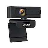 AutoFocus Full HD Webcam 1080P with Privacy Shutter - Pro Web Camera with Dual Digital Microphone - USB Computer Camera for PC Laptop Desktop Mac Video Calling, Conferencing Skype YouTube