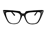 FEISEDY CHIC Cateye Large Frame Blue Light Blocking Eyewear Glasses with Clear Lenses Women B2619