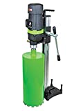 CS Unitec DBE 200 8' Capacity Concrete Core Drill - Wet Diamond Core Drilling Rig - for Concrete, Brick, Block, and Stone - Made in Germany - 110V