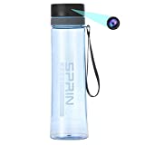 Hidden Spy Camera, Full HD Water Bottle Portable Camera, Video Recorder Support Motion Detection for Home, Office-No WiFi Needed (Blue)