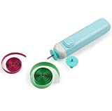 2 in 1 Quilling Slotted Tool Paper Rolling Electric Pen for General Quilling Paper Strips and Wider Paper Strips