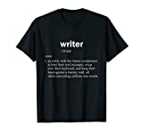 Novel Writer Definition Shirt Funny Literary Gag Gift