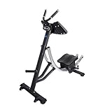 The Abs Company Ab Coaster CS3000 - Ultimate Ab Workout, Six Pack Exercise Machine for Professional Facilities, Stainless Steel 2.5” Rails, Plate Loading Resistance (Black)