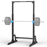 Adjustable Squat Rack Power Cage with Pull up Bar, Ultra Fuego Power Rack Weight Lifting Home Gym Power Zone J-Hooks W/Rubber Padding