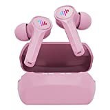 iLuv SG100 Gaming Wireless Earbuds, Bluetooth in-Ear with Changing LED Lights Ultra-Low 60ms Latency and Hands-Free Call MEMS Microphone, Includes Compact Charging Case and 4 Ear Tips, Pink