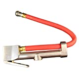 Milton S-505 Analog Tire Inflator with Pressure Gauge, 15' Hose Single Head Air Chuck, Made In USA 10-160 PSI
