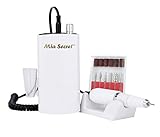 Mia Secret Pro-speed Rechargeable Nail Drill E-File for Acrylic Nails White - Safe & Convenient Manicure and Pedicure Tool for Beginners & Professionals - Portable, High Speed, Low Heat Equipment