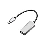 Amazon Basics Aluminium USB-C to DisplayPort Adapter (4K@60Hz), Thunderbolt 3 Compatible