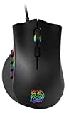 Thermaltake Tt Esports Nemesis Switch MOBA/MMO/RTS Optical RGB Gaming Mouse, MO-NMS-WDOOBK-01