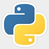 Python Computer Programing Vinyl Sticker