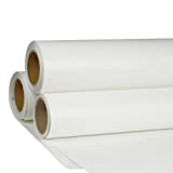 24' x 5 Yard HTV White Printable Heat Transfer Vinyl Roll Iron On Vinyl Film for T-Shirt Fabric Coats Cap Fabric Bags Pillowcase Leather Bag（Using ECO Solvent Ink）