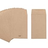 Mr. Pen- Kraft Coin Envelopes, 2.25' x 3.5', 100 Pack, Kraft Envelopes, Seed Envelopes, Small Envelopes, Gift Card Envelopes, Mini Envelopes, Key Envelopes, Seed Packet Envelopes, Stamp Envelope